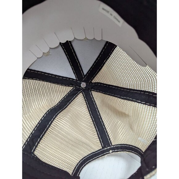 Farm Bureau Financial Services Red Begie Black mesh stitched baseball cap adjust - Picture 4 of 5